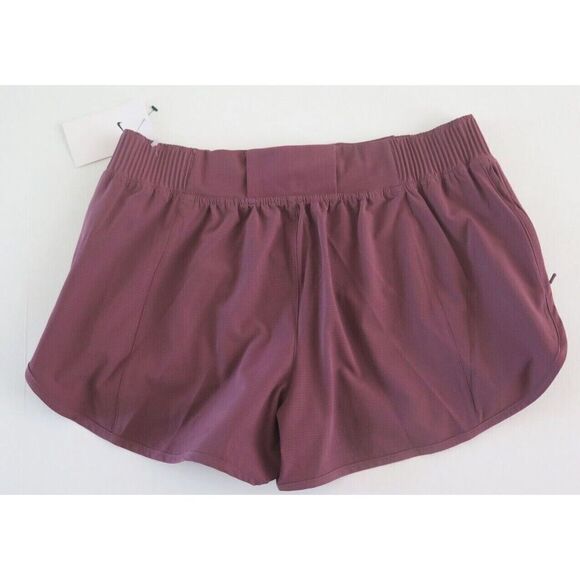 Nike DD5328 646 Women's Sz M Dark Wine/Black Dri-Fit Tempo Luxe Running Shorts - Picture 2 of 6